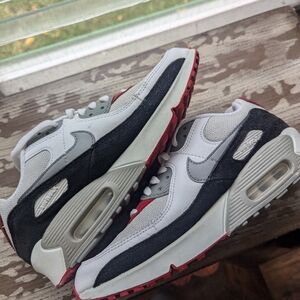 Nike air max 90 red black grey